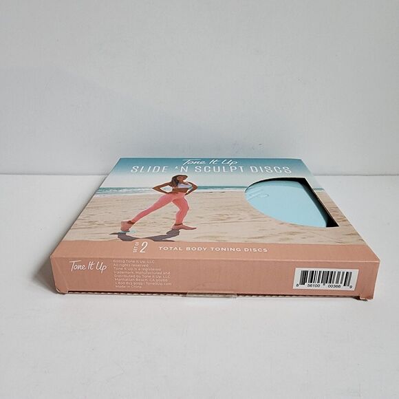 Tone It Up Slide N Sculpt Total Body Toning Discs Set of 2 New In Box - Picture 4 of 8
